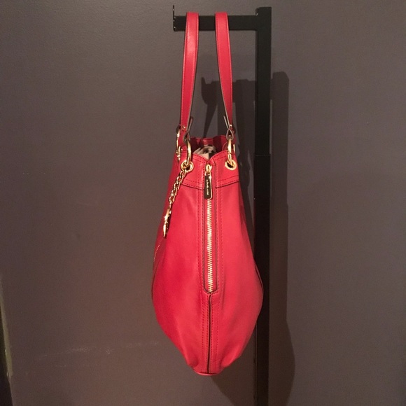 Michael Kors Red Leather Handbag - Picture 8 of 8